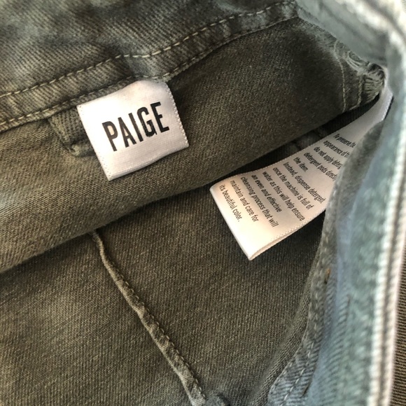 Paige Hoxton Utilitarian Ankle Raw Hem Denim 30 - Picture 7 of 13